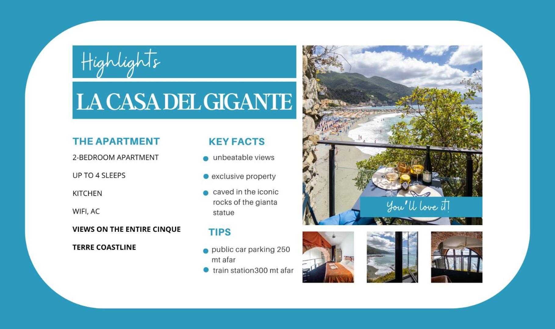 La Casa Del Gigante Luxury Collection Apartment Monterosso al Mare Exterior photo